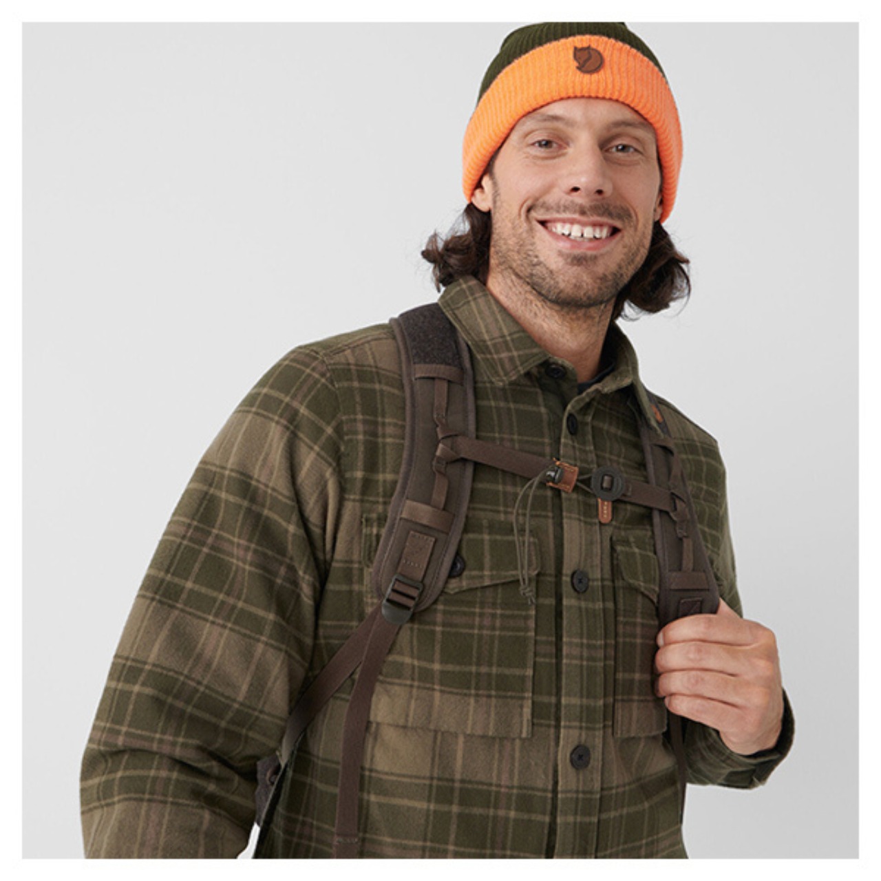 Varmland Rucksack (Dark Olive-Brown)