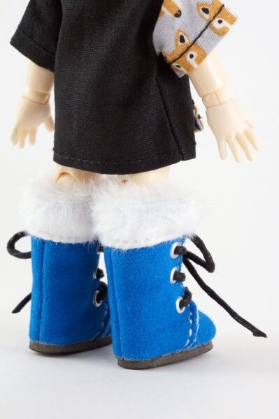 ドール靴 1/6 オビツ11 ロングブーツ SBB020BLE MW - 画像5