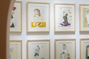 < あわい > 原画作品（額付き）「読書から広がる。」