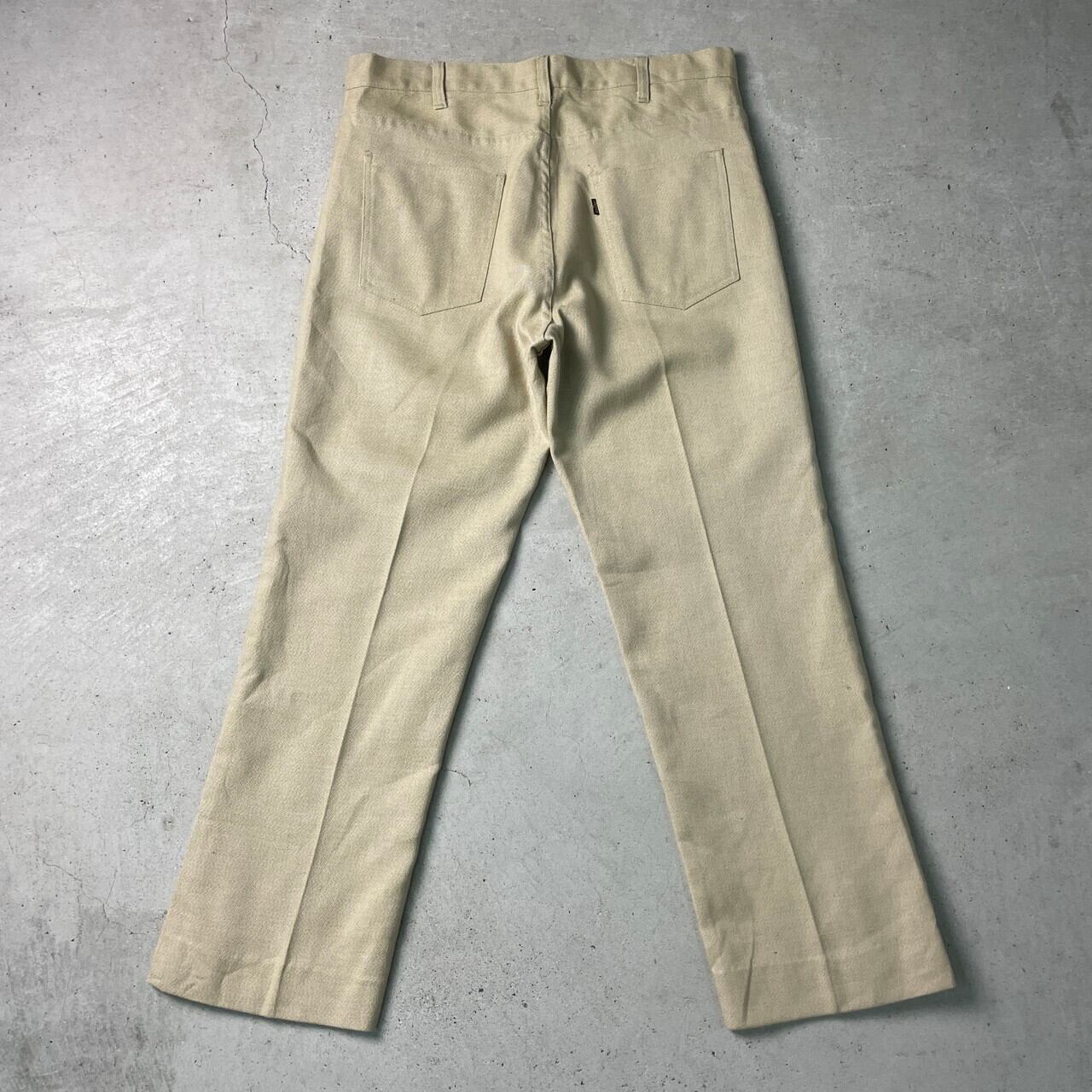 70年代 Levi's STA-PREST リーバイス スタプレ スラックスパンツ BIG E 