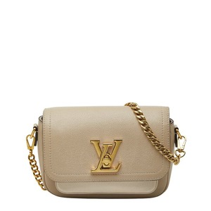 ルイ ヴィトン ロックミー テンダー チェーン ハンドバッグ ショルダーバッグ 2WAY M58554 グレージュ レザー レディース LOUIS VUITTON 【中古】