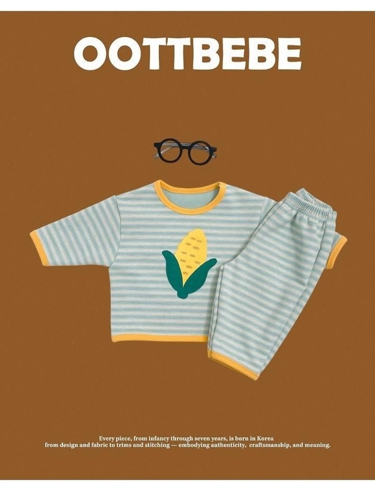 韓国子供服 / 26winter / oottbebe / フルーツ上下セット / ベビー&キッズ / 冬服 *XS~XL*
