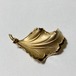 Vintage Bond Boyd Gold Plated Sterling Leaf Shaped Blooch