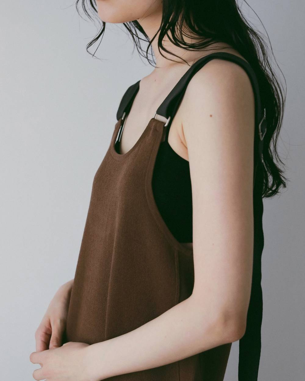 ワンピース anuke salopette Knit Onepiece anuke(アンヌーク) Salopette Knit Onepiece | サウスオレンジ｜メンズ