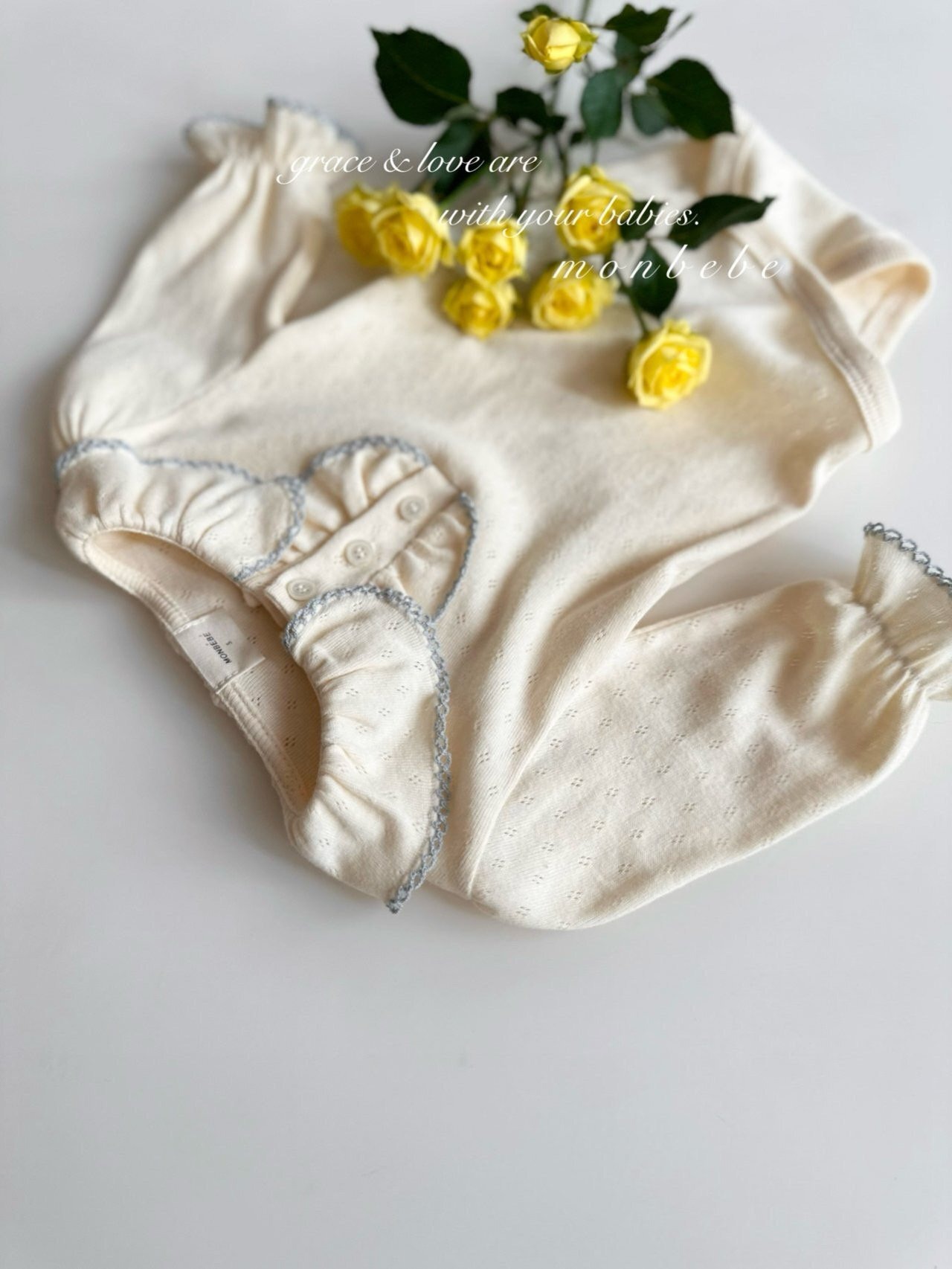 即納) 3-24m | Cotton pleated skirt  | MONBEBE - 2