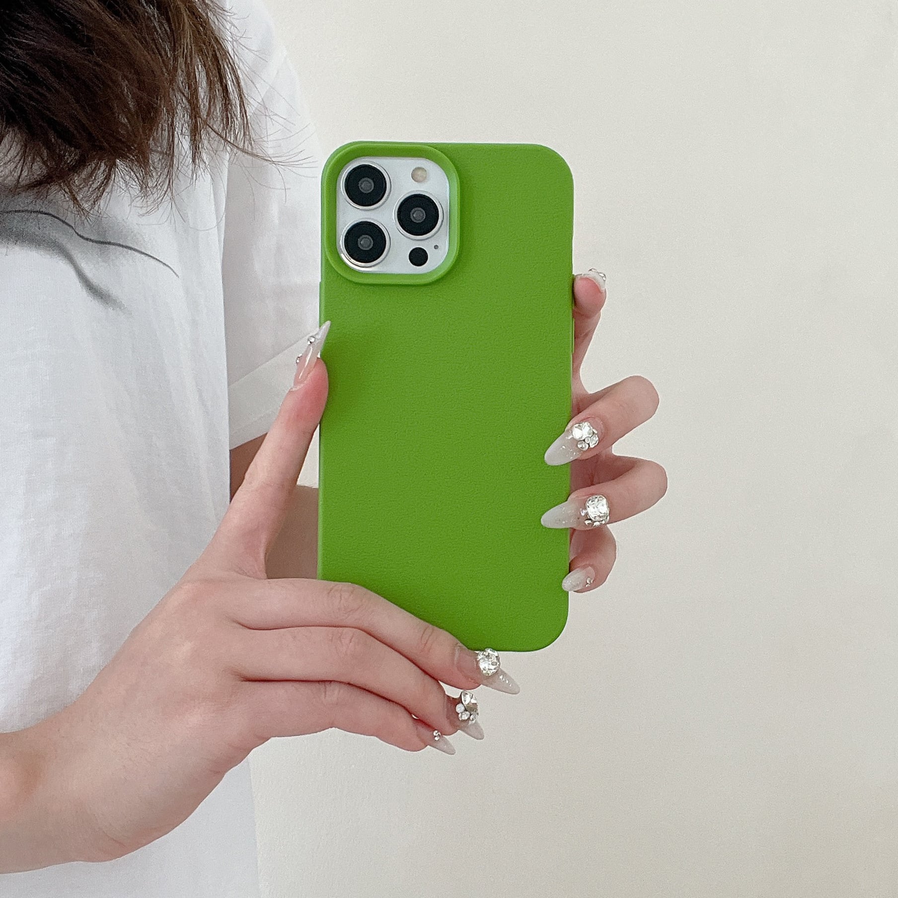 iPhone16シリーズ対応】シンプル 単色カラー 8色から選べる 韓国ケース