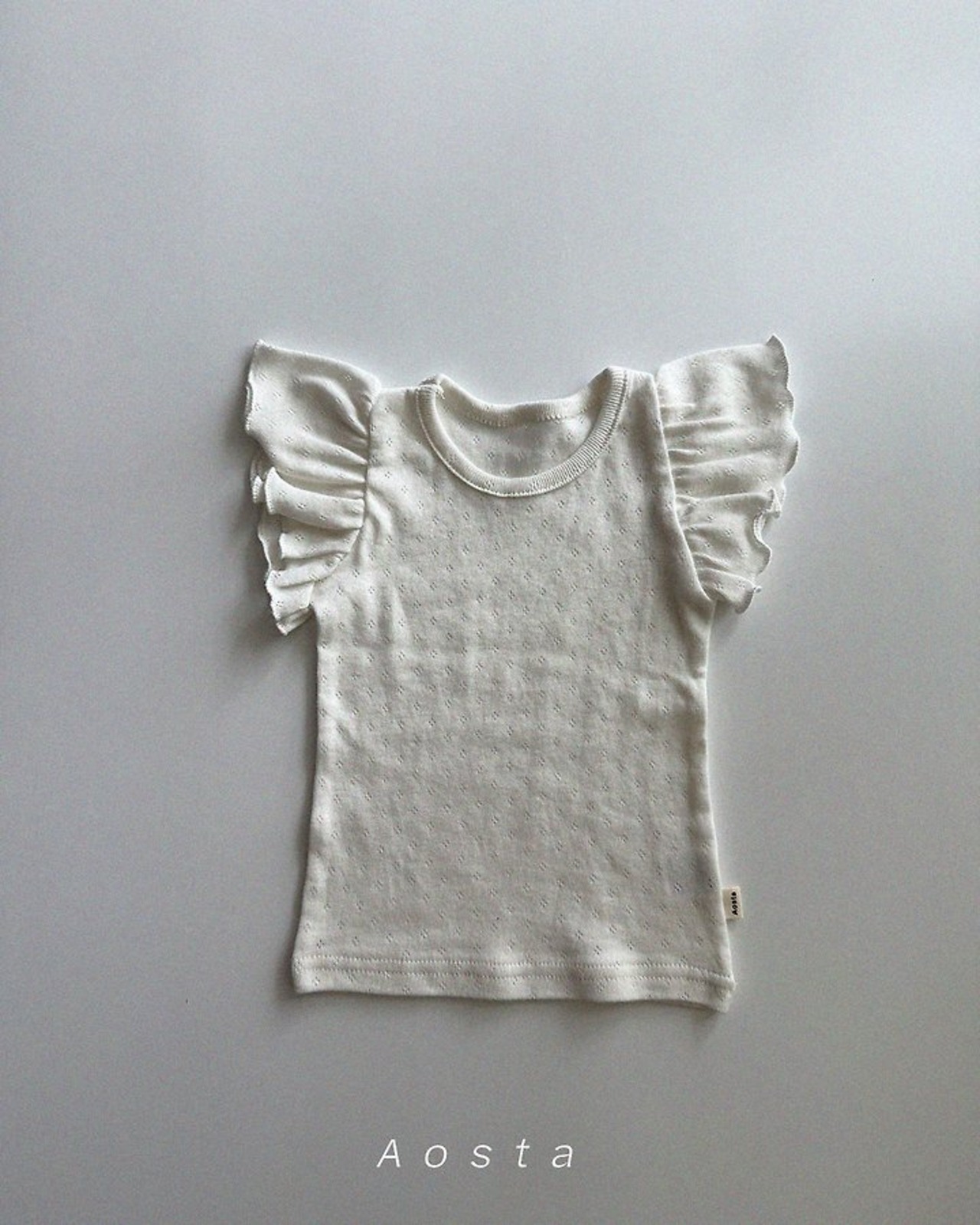 [Aosta] Angel Frill Tee / [아오스타] 엔젤프릴티
