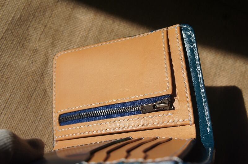 プレミアムウォレット】ルガトショルダーのスリムウォレット【琉球