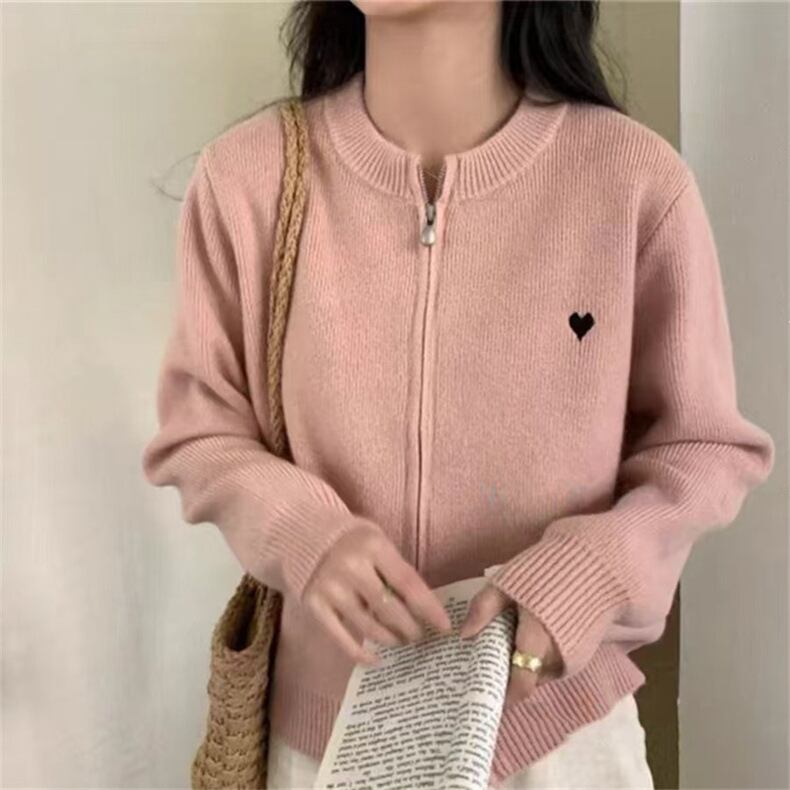 【outer】ファスナーニットカーデ M26223