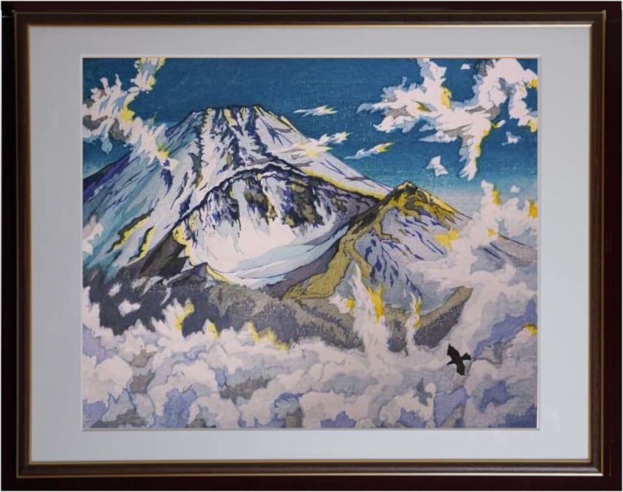 夏の大内宿」 | e-Gallery 版画・アートショップ
