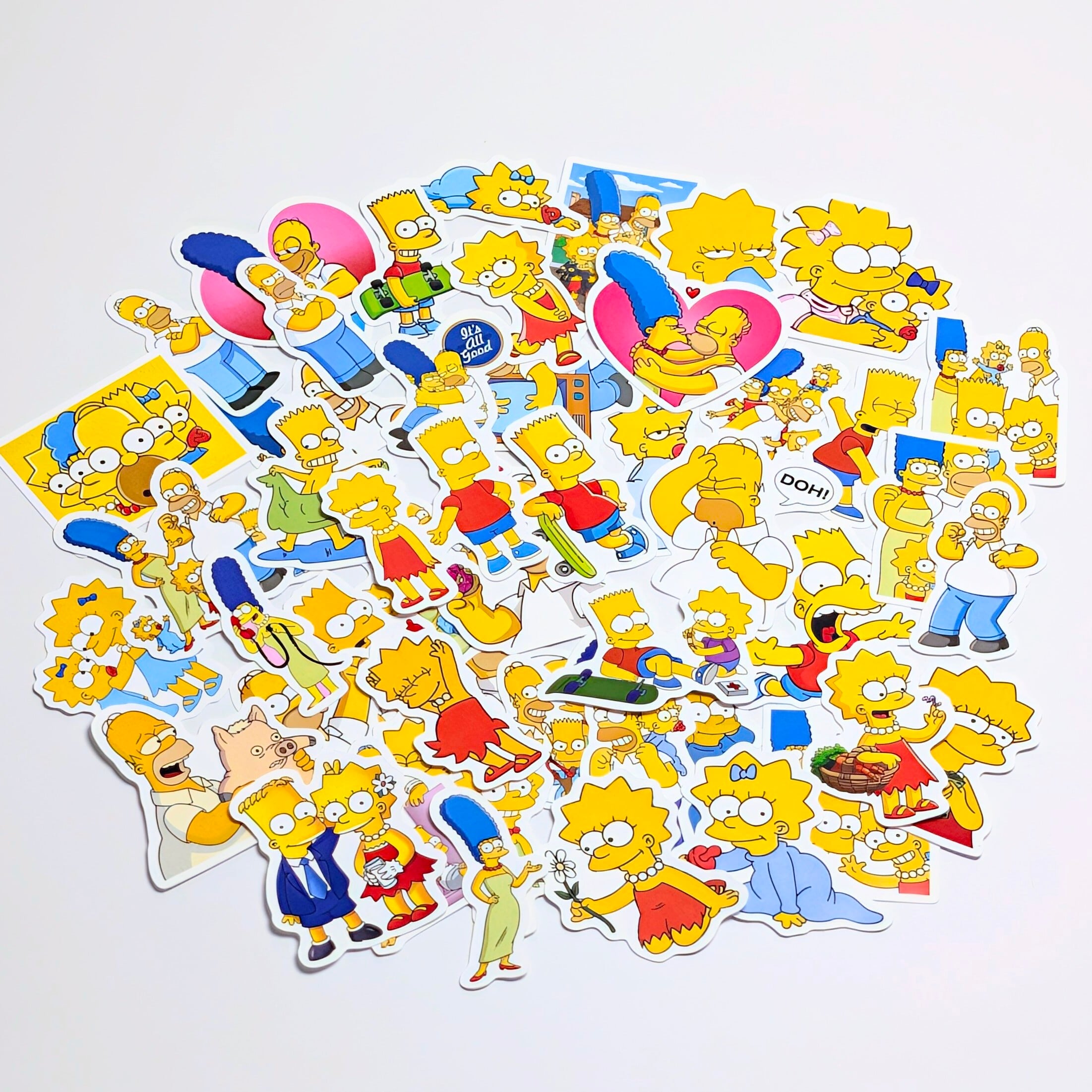 送料無料!【 The Simpsons / シンプソンズ 】【2】STICKER(ステッカー)50枚SET 〚アメリカン雑貨 アメトイ〛