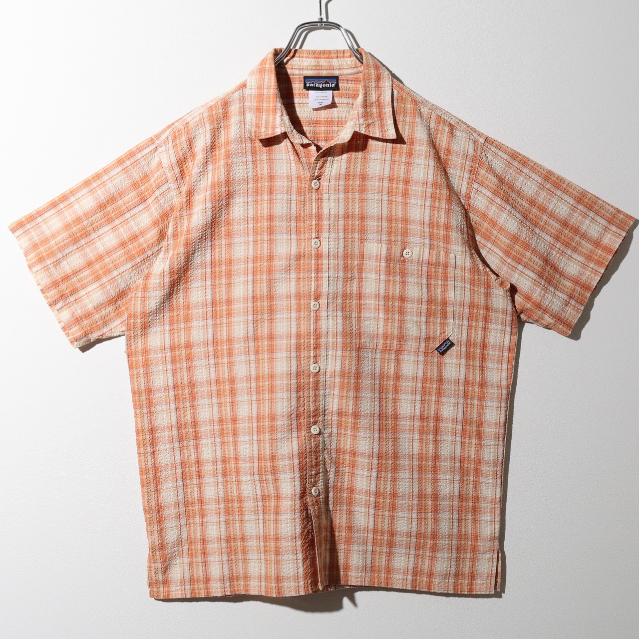 M 05年 Puckerware Shirt Patagonia パッカーウェアシャツ パタゴニア  シアサッカー