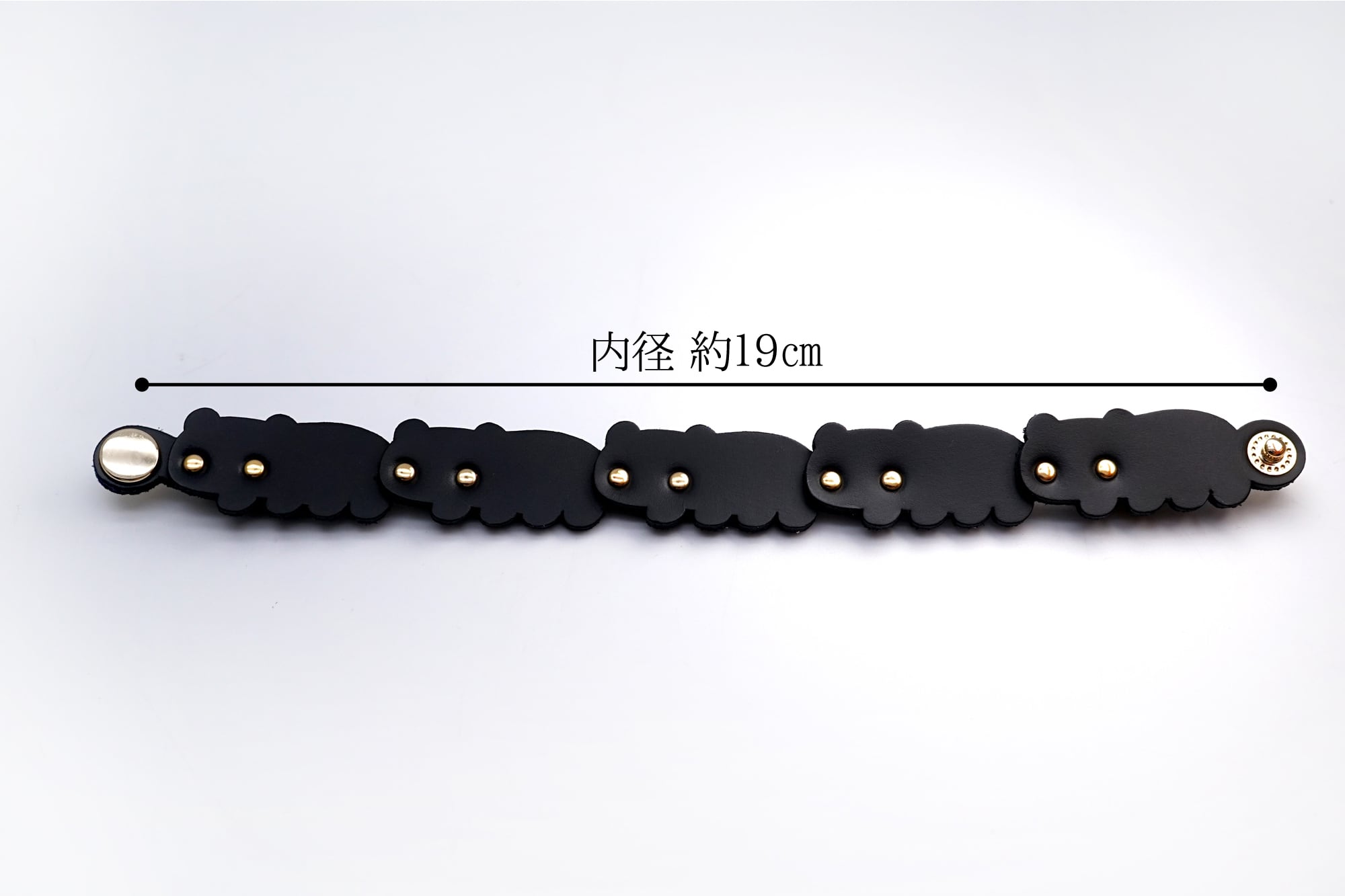 くま連合ブレスレット｜黒熊（牛革製） | EARL'S FAVOURITE（アールス