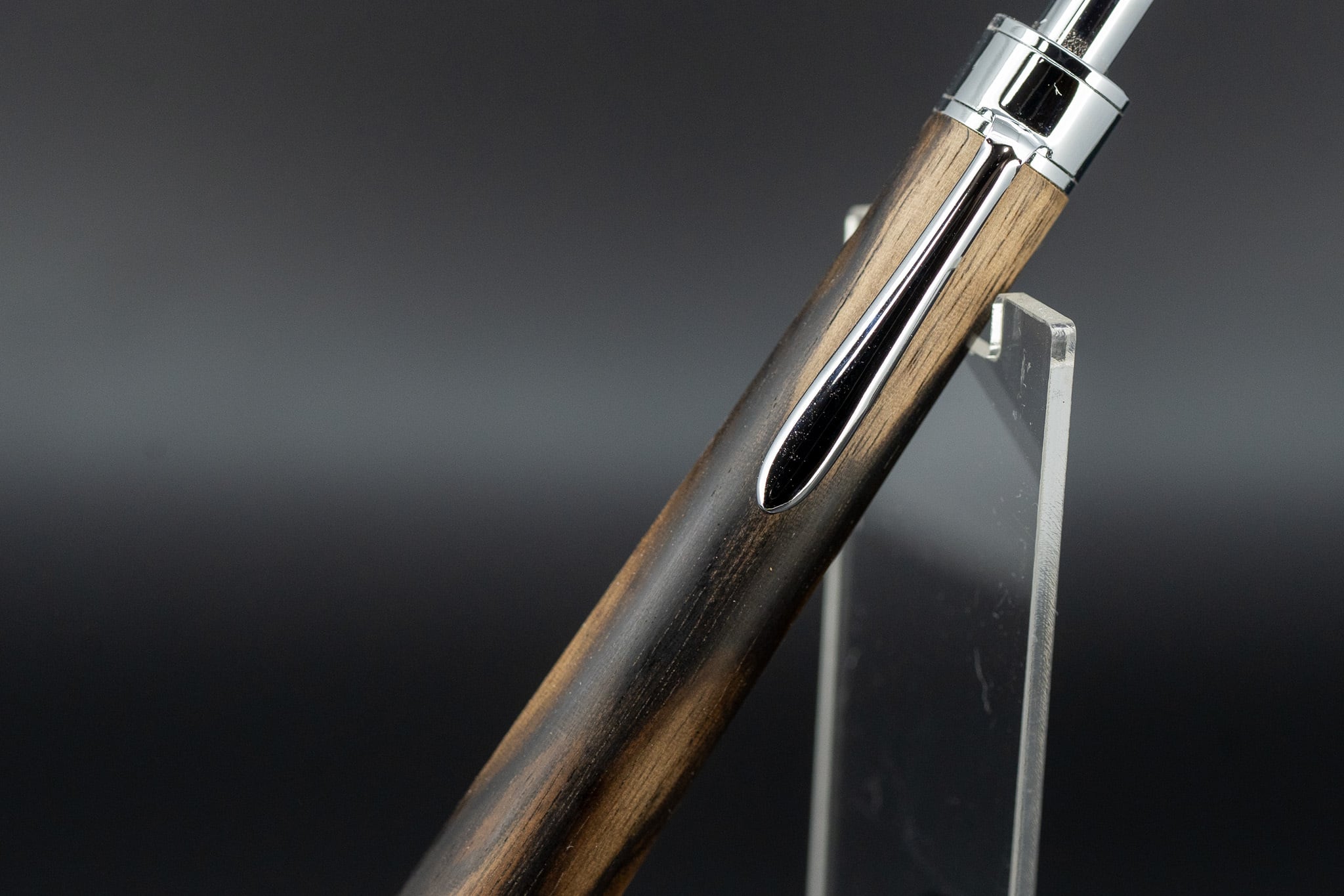 【魅惑の黒い紋様】黒柿 silver BP