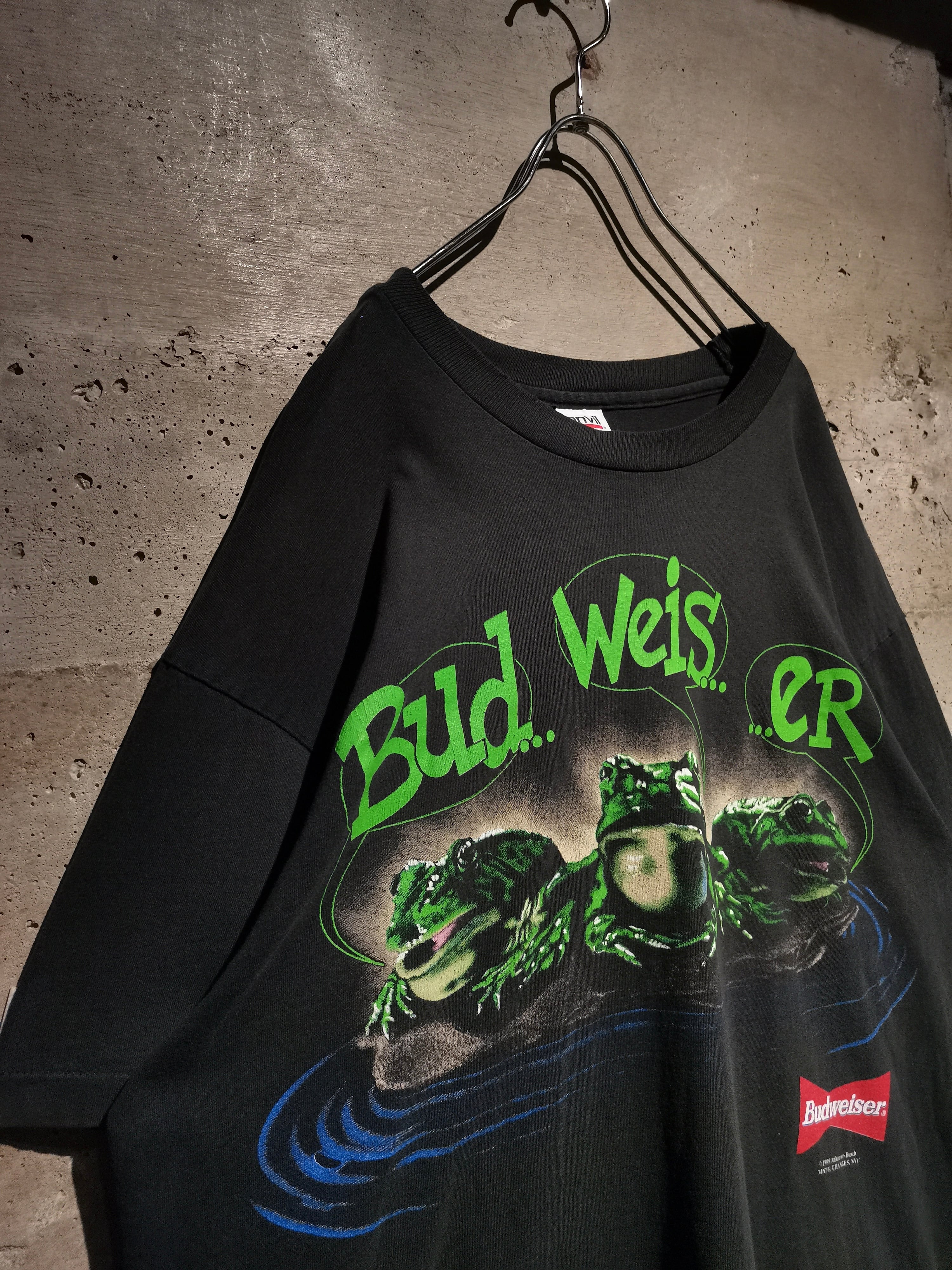 Caka】“Budweiser – YOUR PAD OR MINE” 90s Vintage T-Shirt | Caka