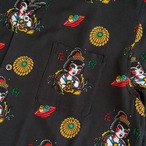KARYU × ”NEAT”ALOHA COLLABORATION ALOHA SHIRT BLACK