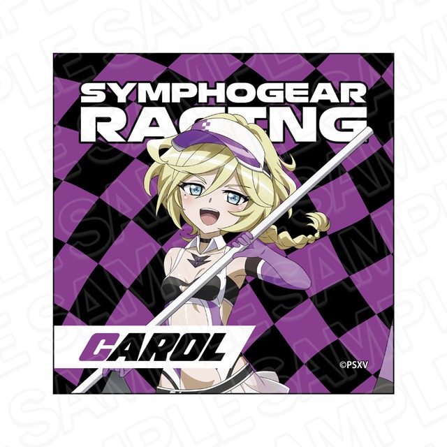 戦姫絶唱シンフォギアXV マイクロファイバー キャロル･マールス･ディーンハイム SYMPHOGEAR RACING ver.