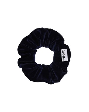 【GANNI】VELVET JERSEY SCRUNCHIE