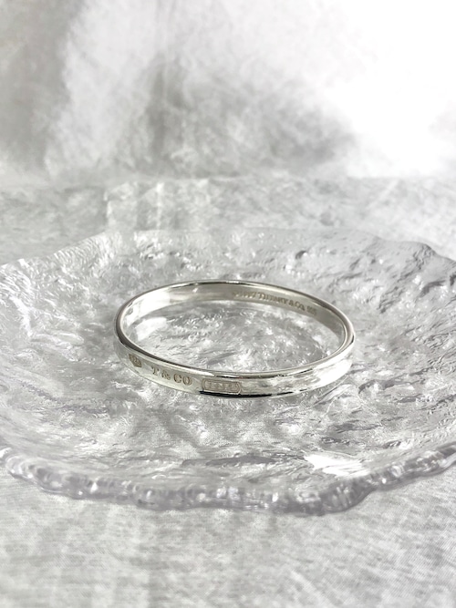 Tiffany & Co. ティファニー バングル シルバー ナロー 925 vintage ヴィンテージ オールド ne53sz