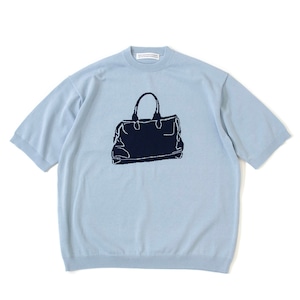 BE NOT INHOSPITABLE ／ COTTON INTARSIA SWEATER “Bag”