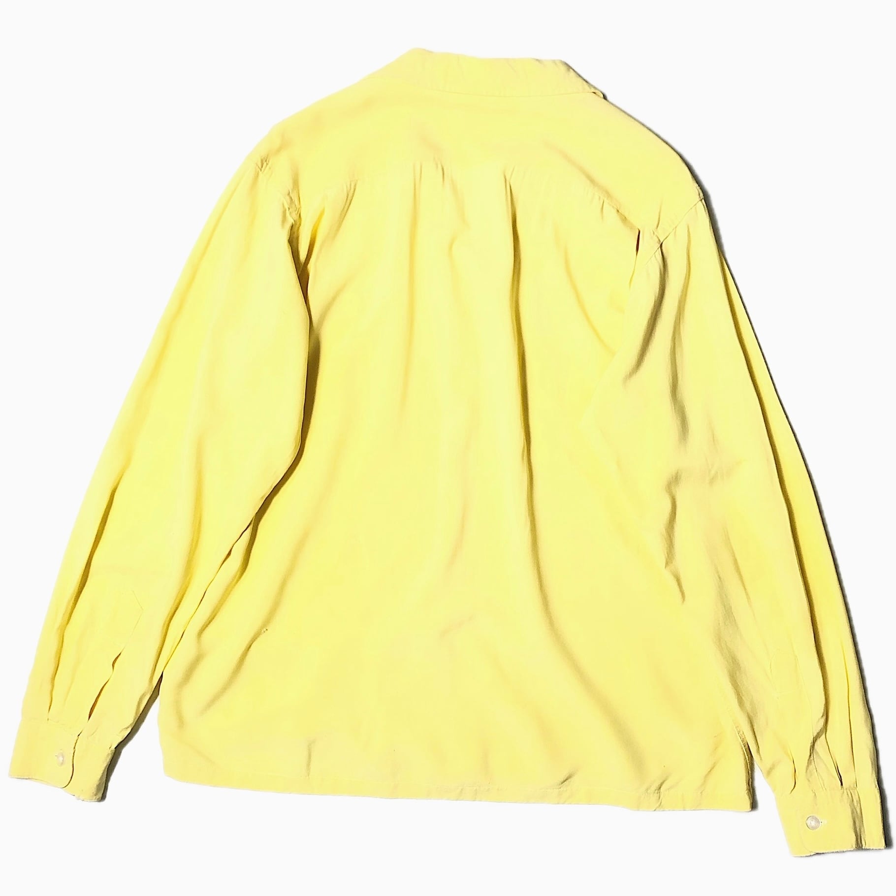 Vintage 40～50's【Parkington】Open Collar Rayon Shirt | Antler