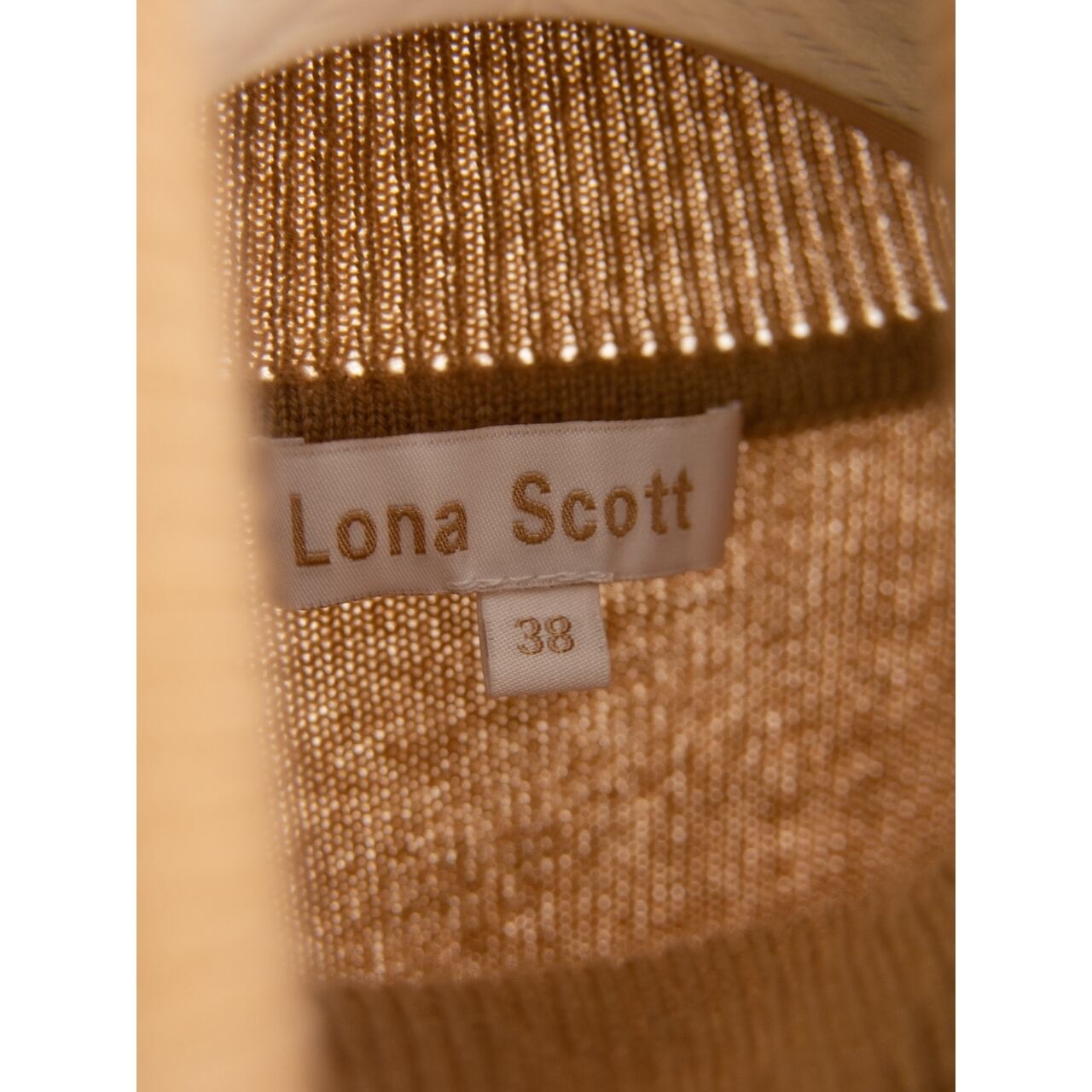 【Lona Scott】100% Cashmere High Neck Sweater(カシミヤハイネックセーター タートルニット)