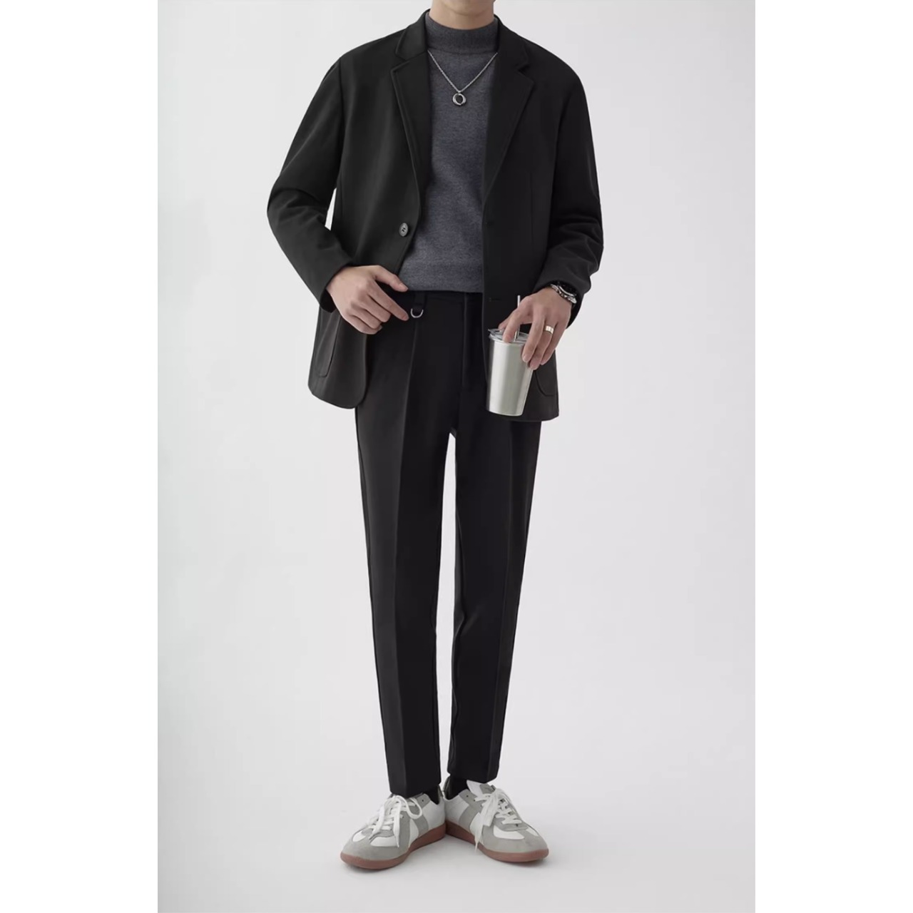 ノッチドラペル ジャケット&パンツ セットアップ af0370