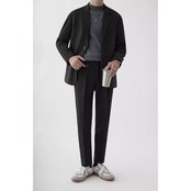 ノッチドラペル ジャケット&パンツ セットアップ af0370