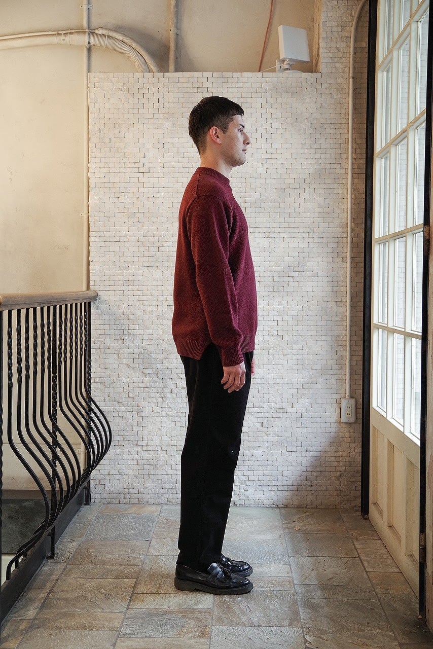 Hand Framed Super Merino Mock P/O