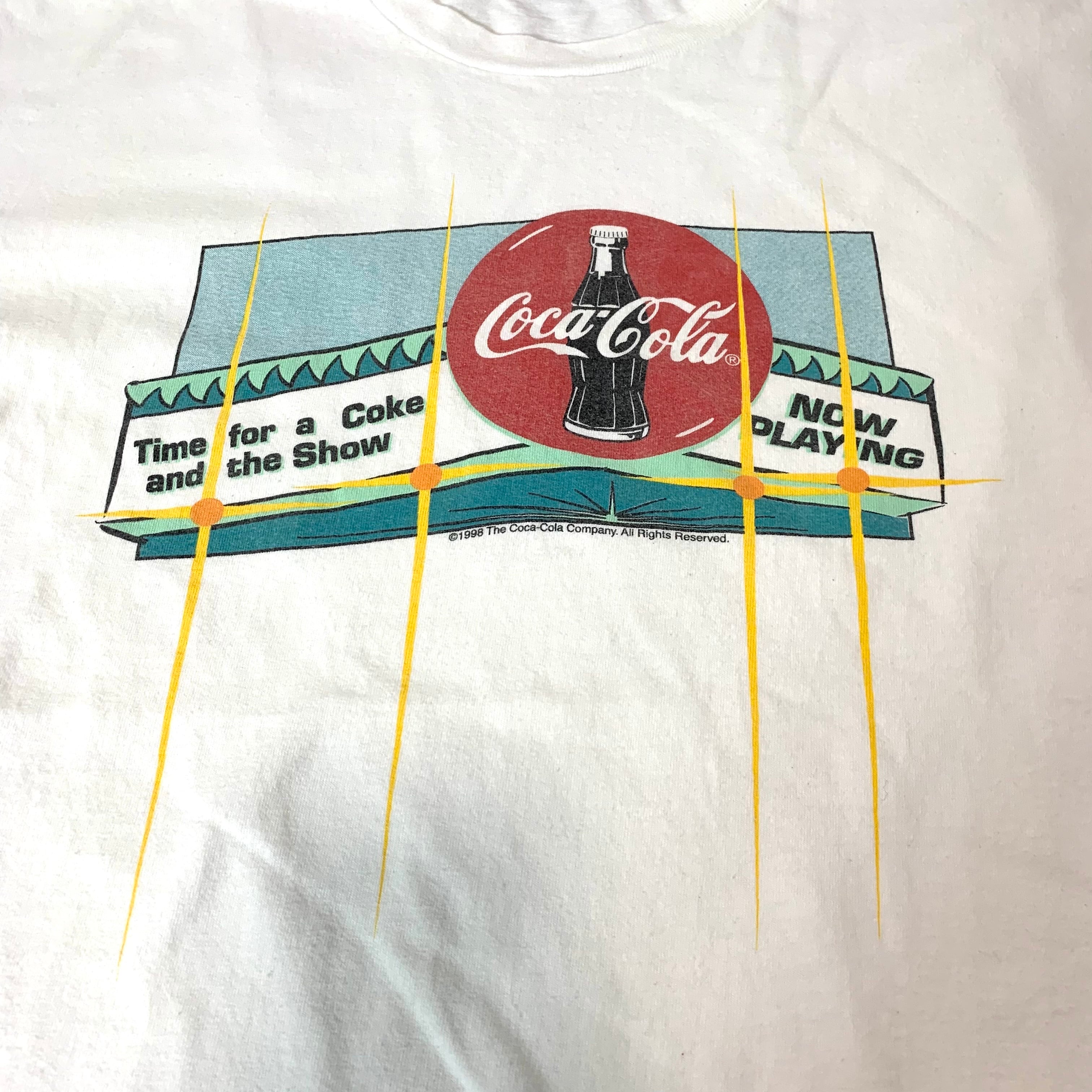 vintage 90s print T-shirt Coca-Cola Hanesプリント Tシャツ