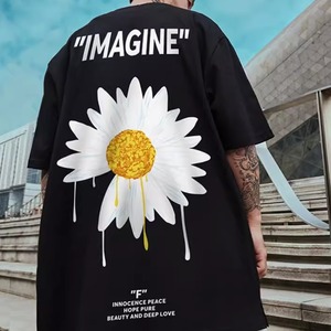 ビックデイジープリントTシャツ　3colors　00395