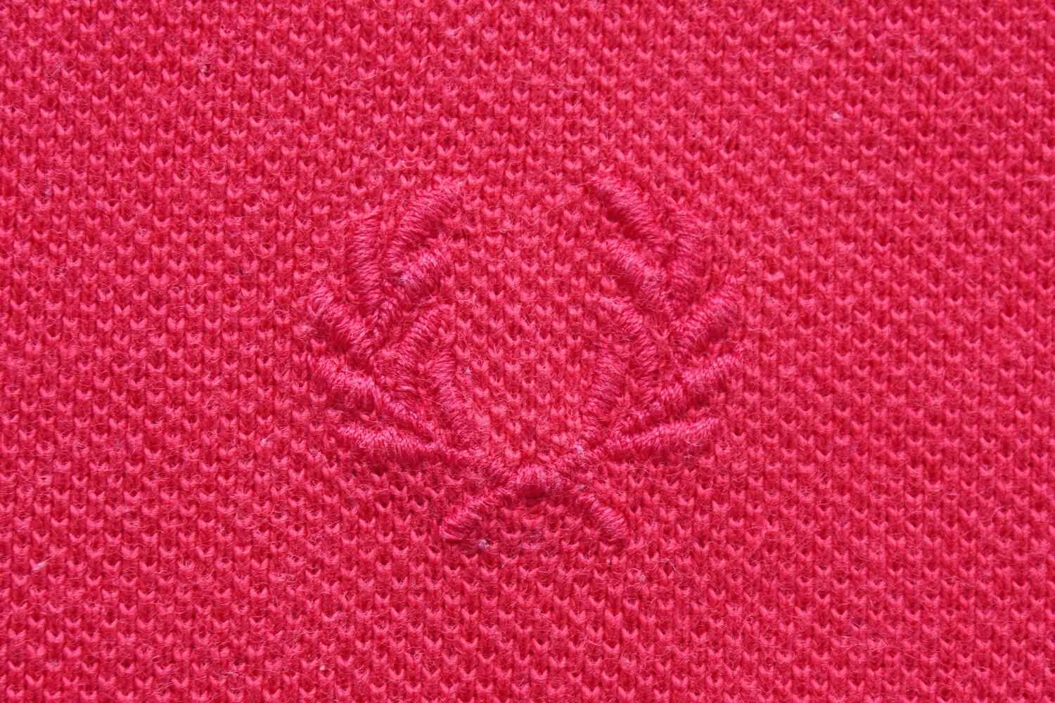 1980's ENGLAND製 [FRED PERRY] ワンポイント刺繍 ポロシャツ ピンク