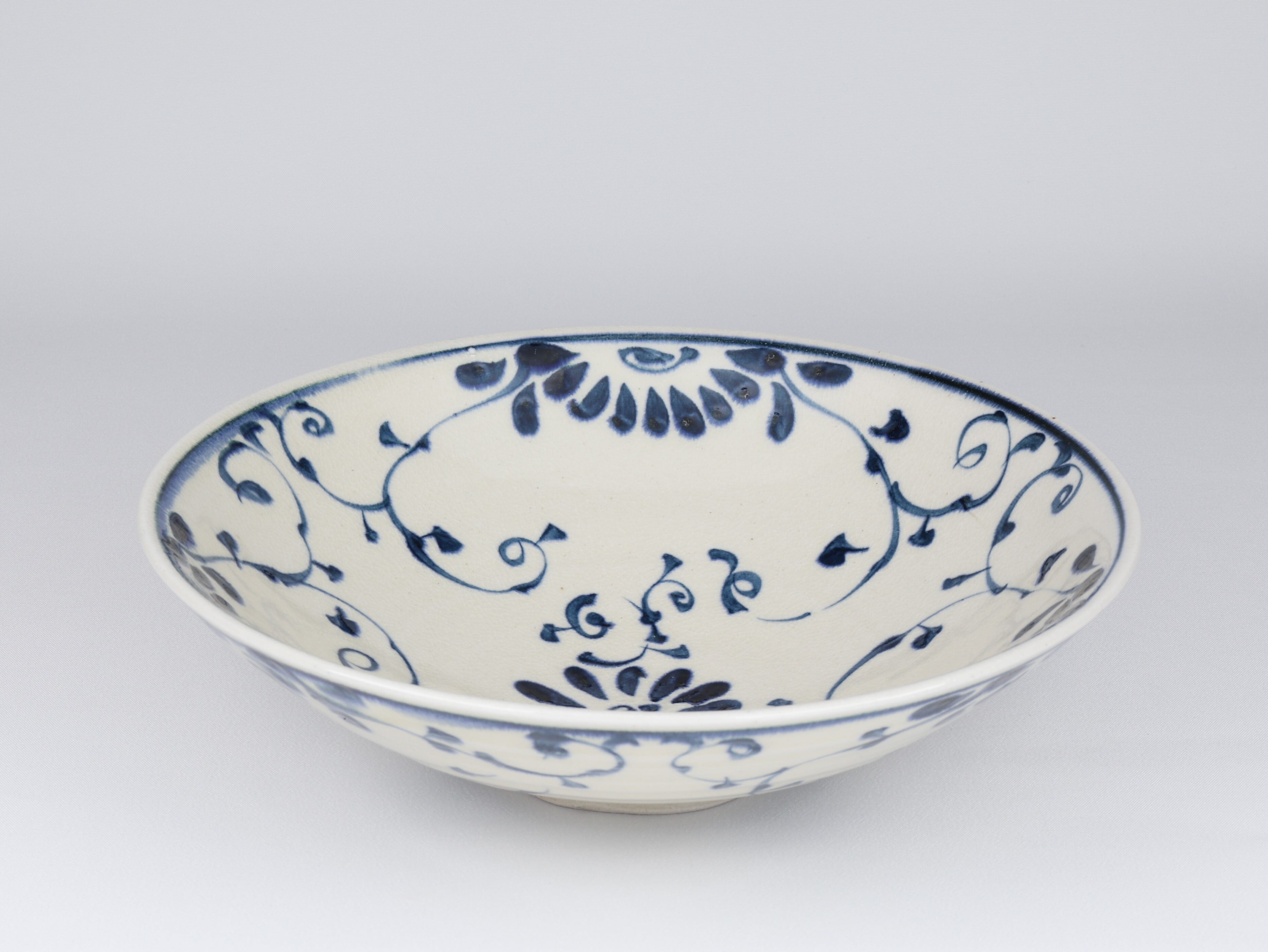 安南 平型盛鉢 花安南【B級品 特価】