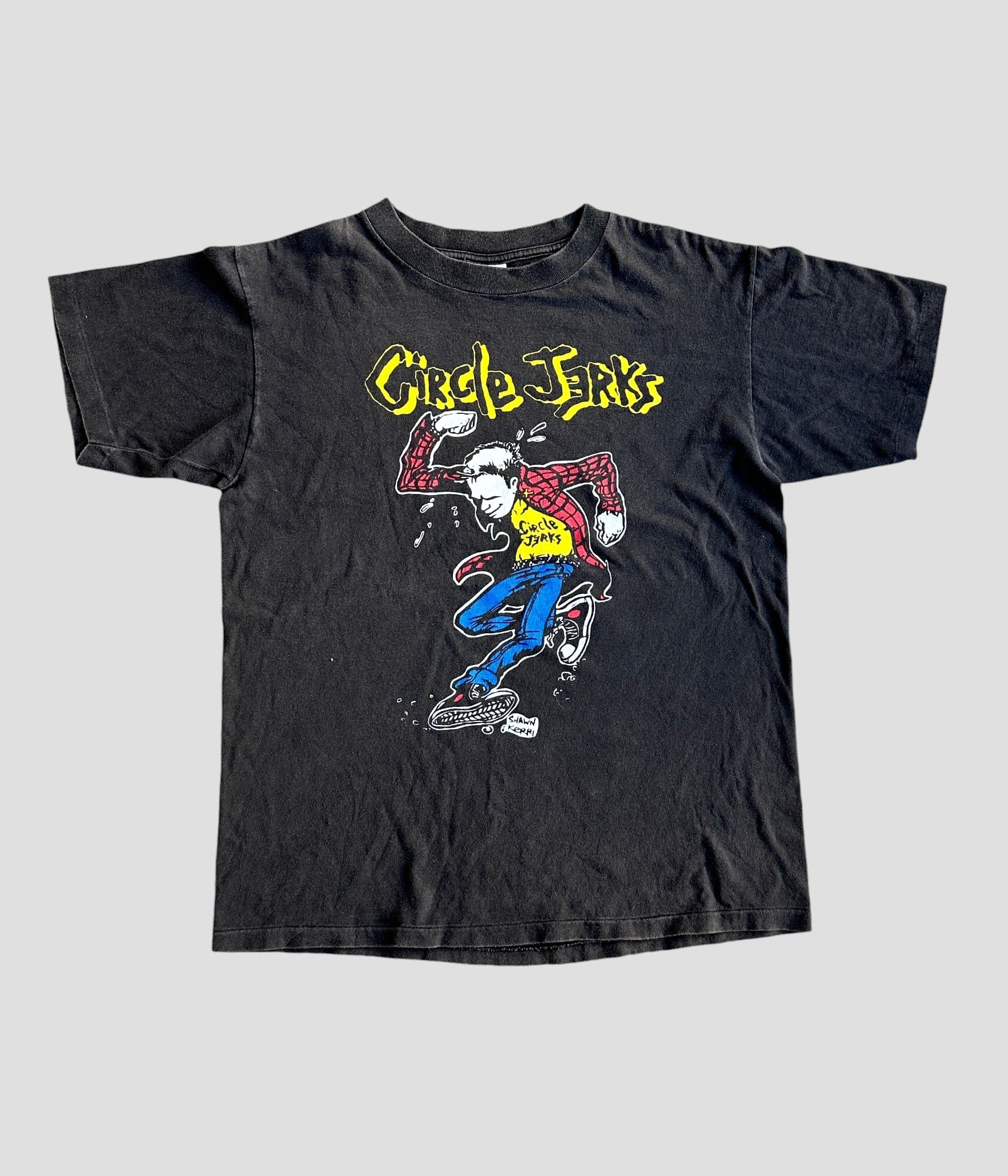 CIRCLE JERKS- Vintage 90s L Rock band T-shirt | BEGGARS BANQUET 