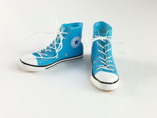 ドール靴 1/6 男女兼用 スニーカー コンバース風 Blue | ドール 衣装専門店「燦燦.7b」 powered by BASE