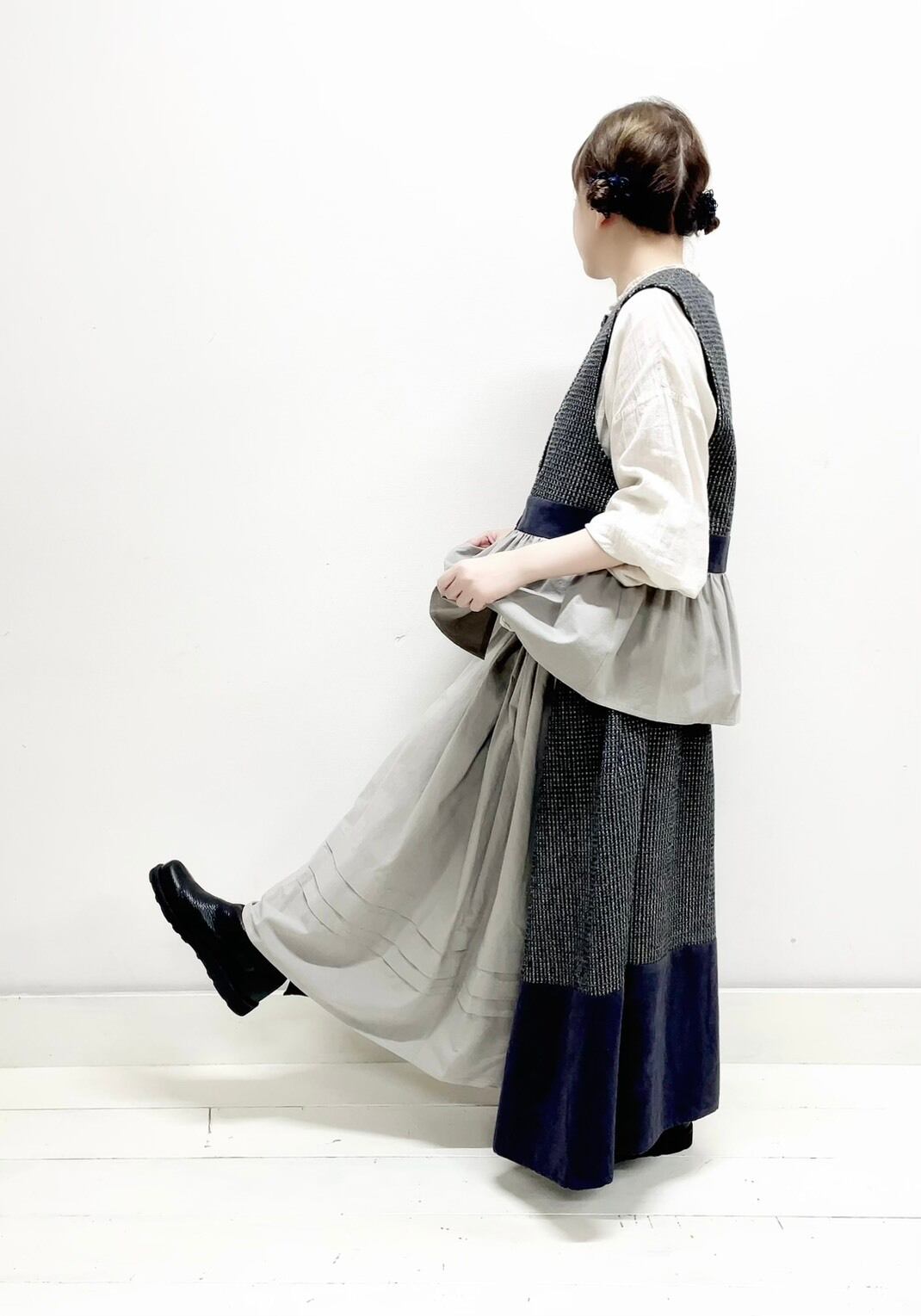 MAGALI】ピンドットツイードヴィンテージジレ / BL272 | syozikiya