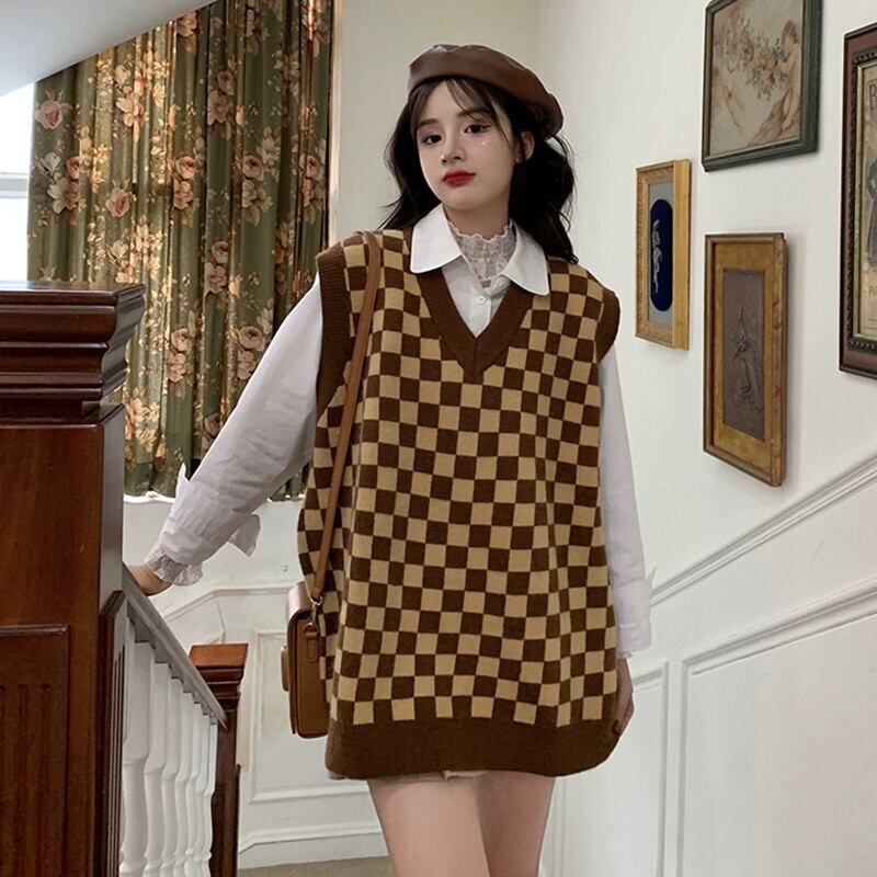 3点おまとめ▲デニムブラウス・ツイードベスト・ニット CHUTN長袖ニットセーター レディースニットトップス カットソー