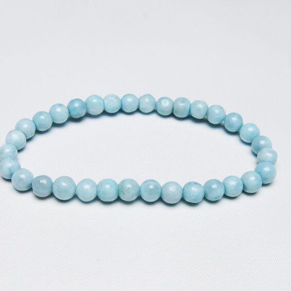 ラリマー ブレスレット 6mm 一点物 メール便可 [M便 1/10] 111-47860