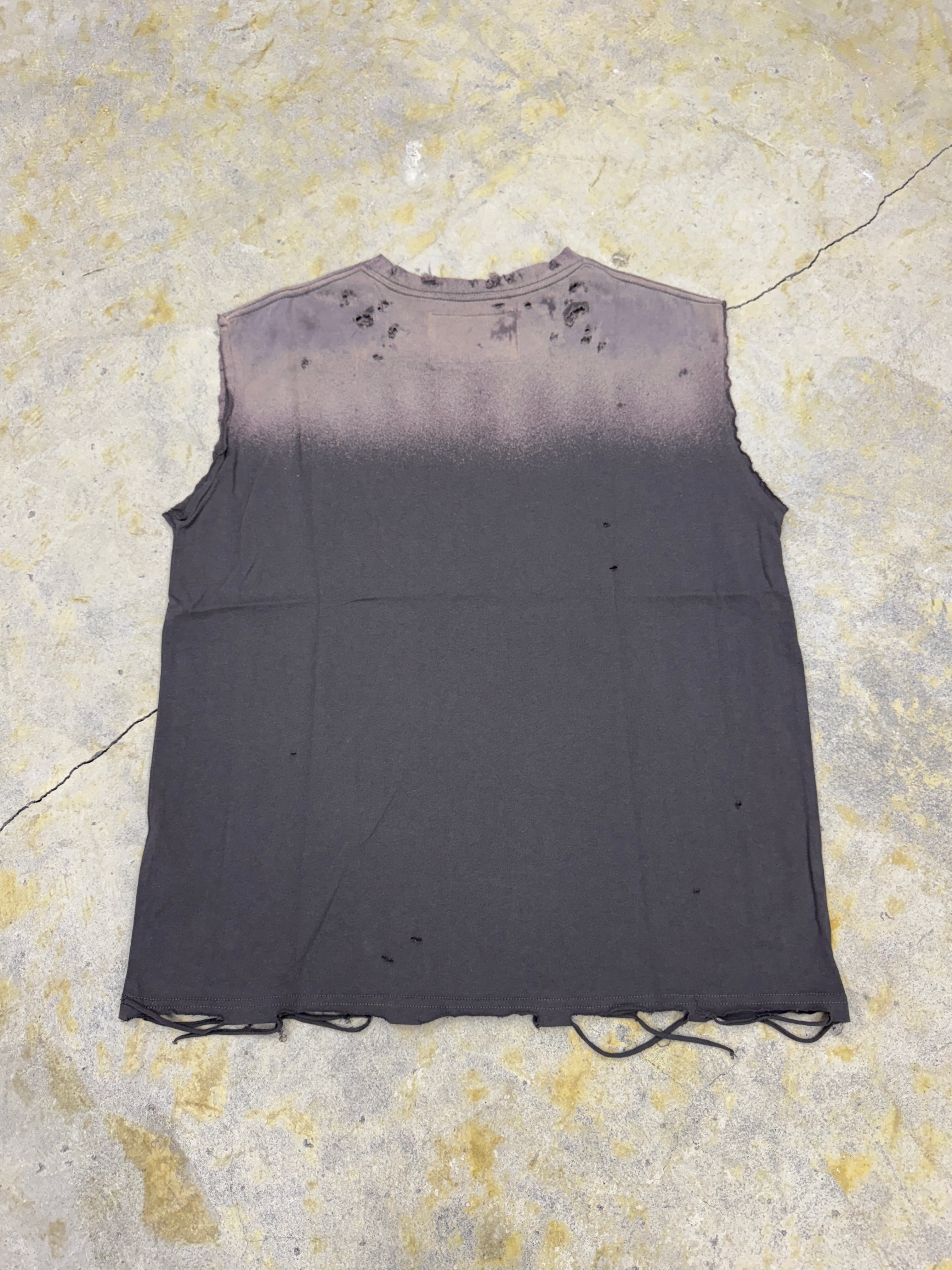 Teppei Furuyama | NO SLEEVE T-SHIRT | GRAY | HOWDAY