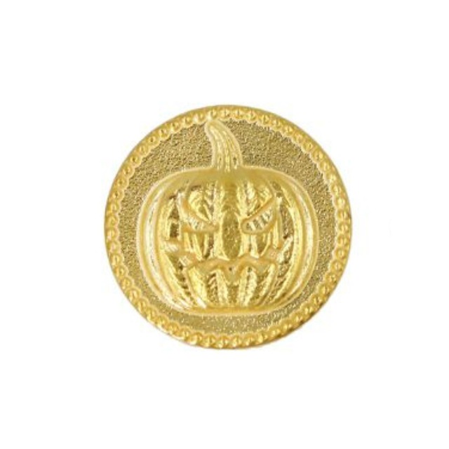 純金ハロウィン『かぼちゃ』コイン　約1g　【JUNGOLD】
