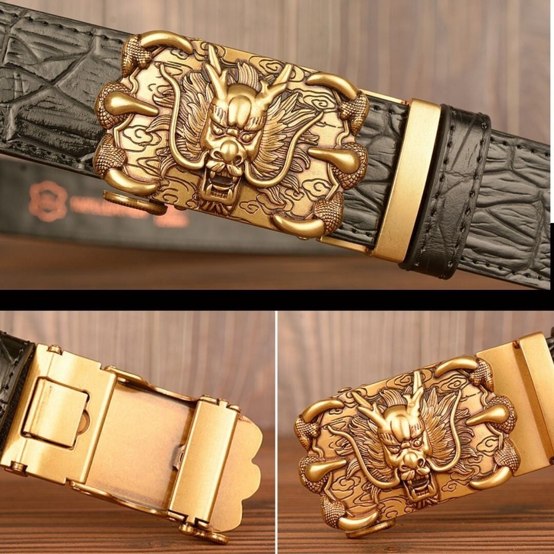 ベルト 龍 ーVer2ー ゴールドorシルバー バックルカラー2種類 ベルト 龍 ーVer2ー ゴールドorシルバー バックルカラー2種類