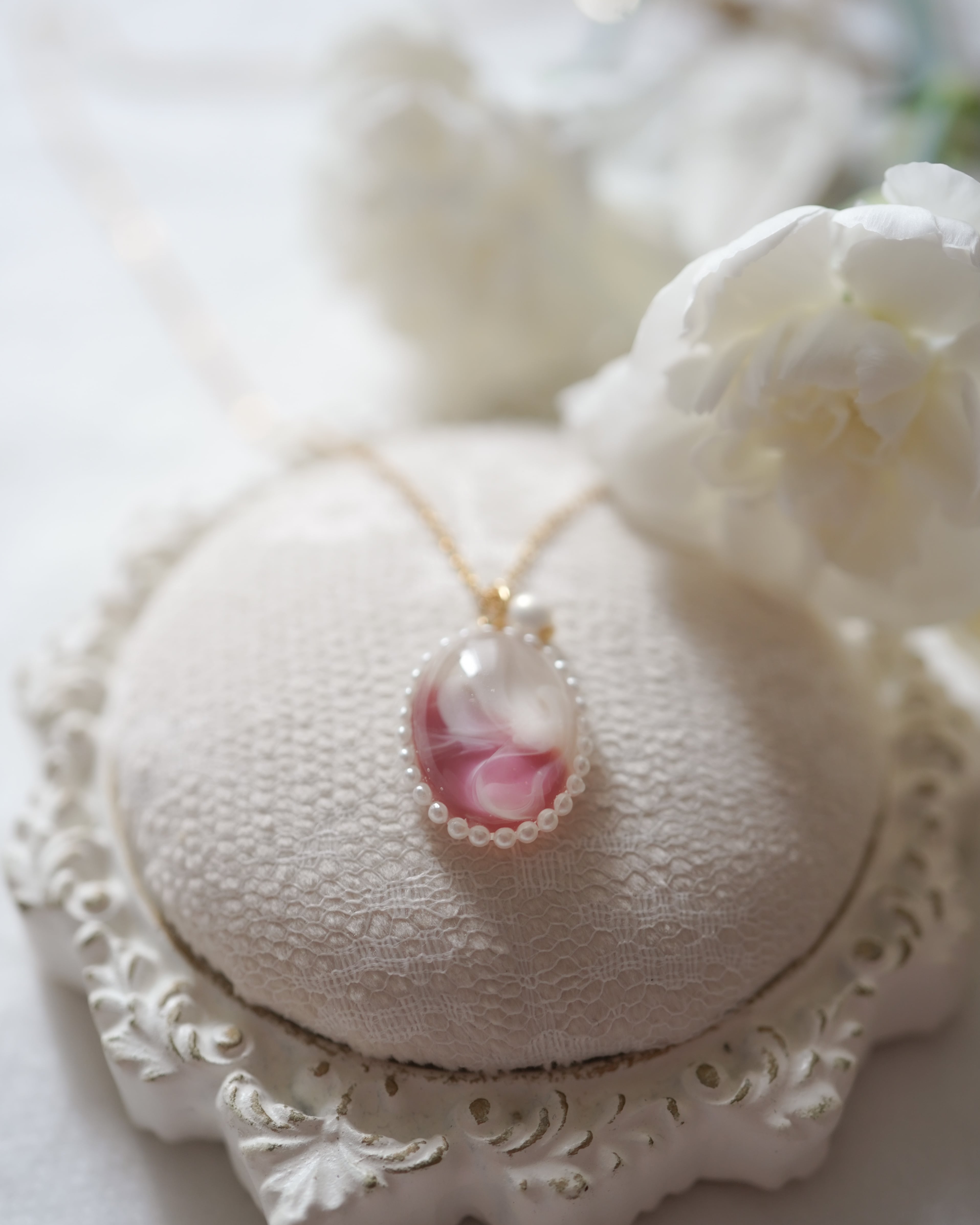 『 苺のショートケーキ 』ネックレス