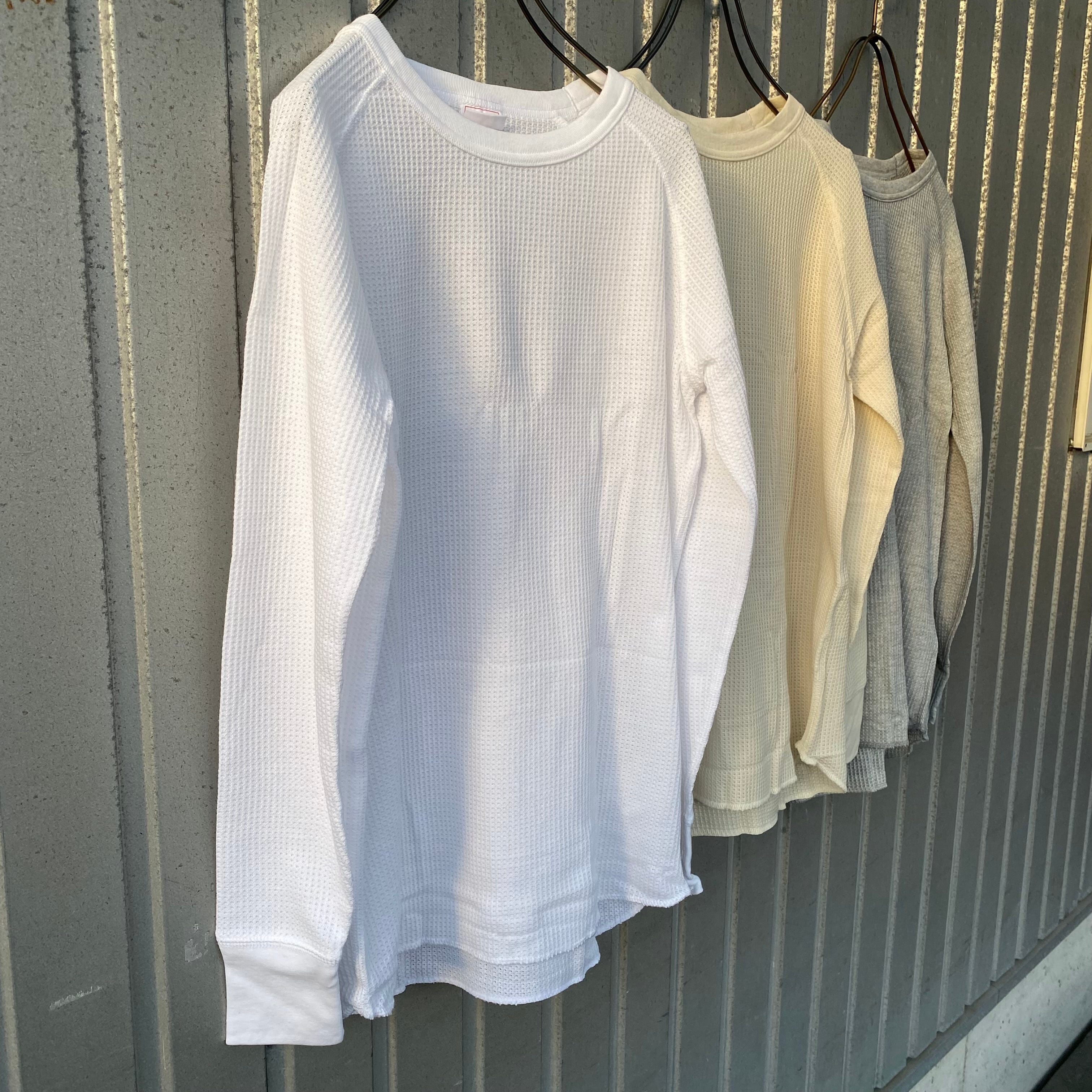 ワッフルラグランクルーネック長袖Tシャツ（パック入）/ JEMORGAN