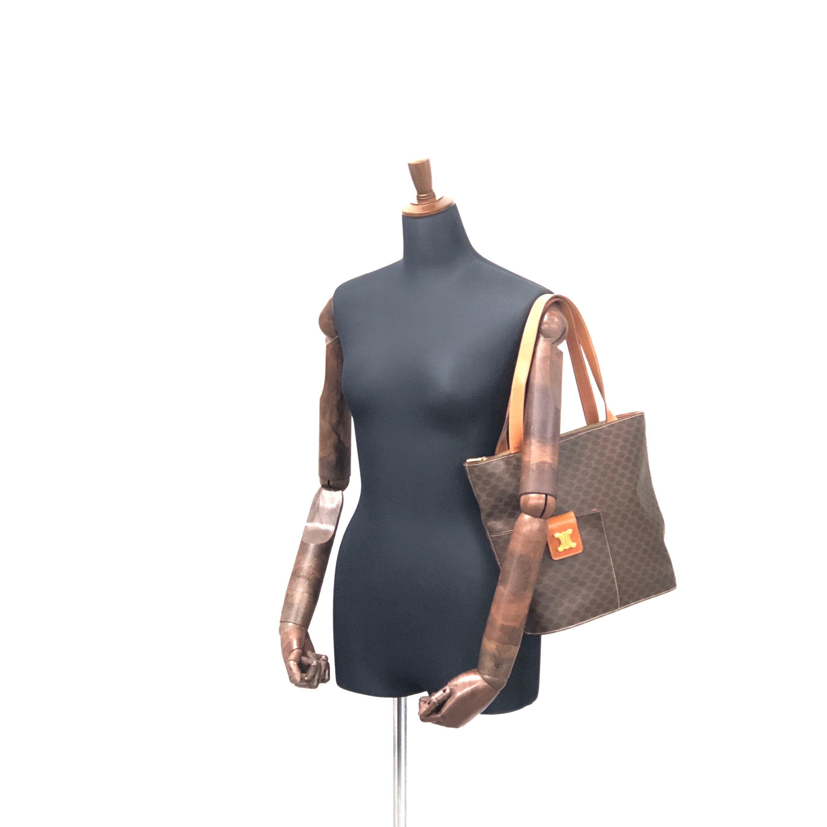 CELINE セリーヌ トリオンフ バケツ フロントポケット トートバッグ