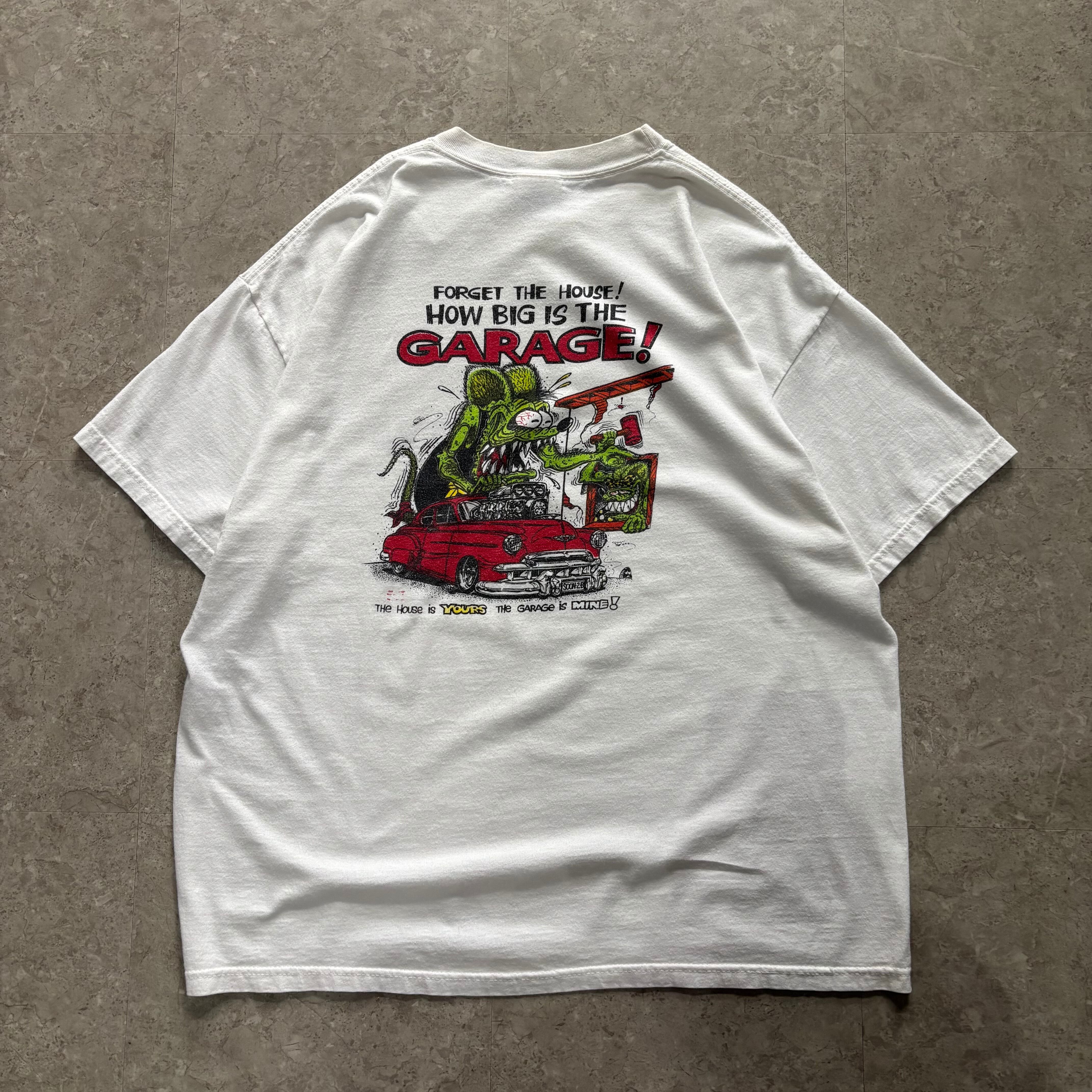 90s RAT FINK "GARAGE!" T-shirt【仙台店】