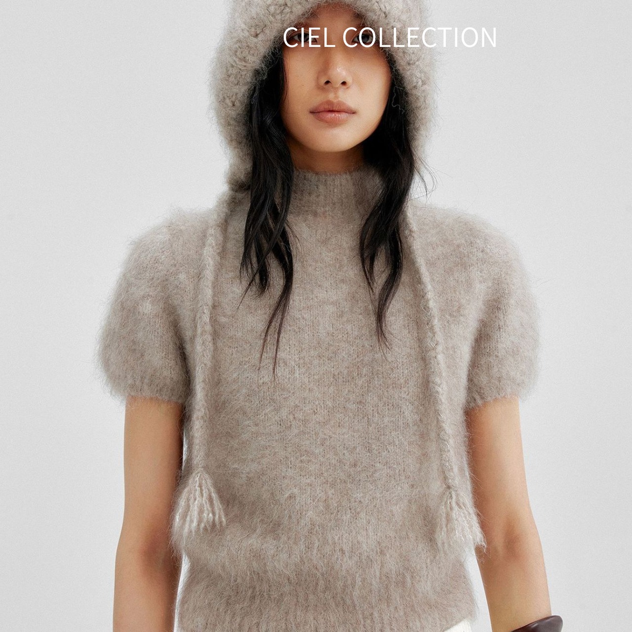 Earflap Knit Hat T4162