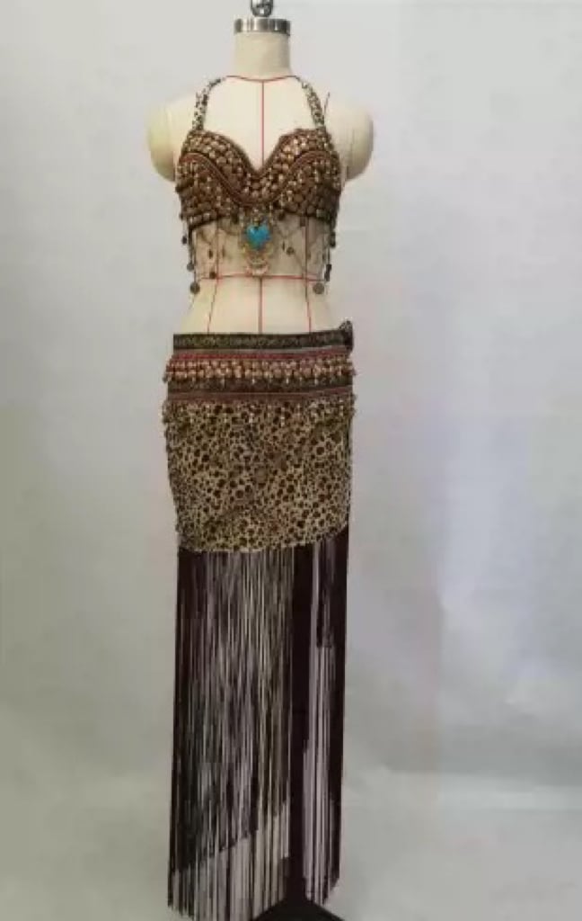 トライバル衣装 ブラ・ベルト・パンツ 3点セット ADNLWJ00025 | Belly