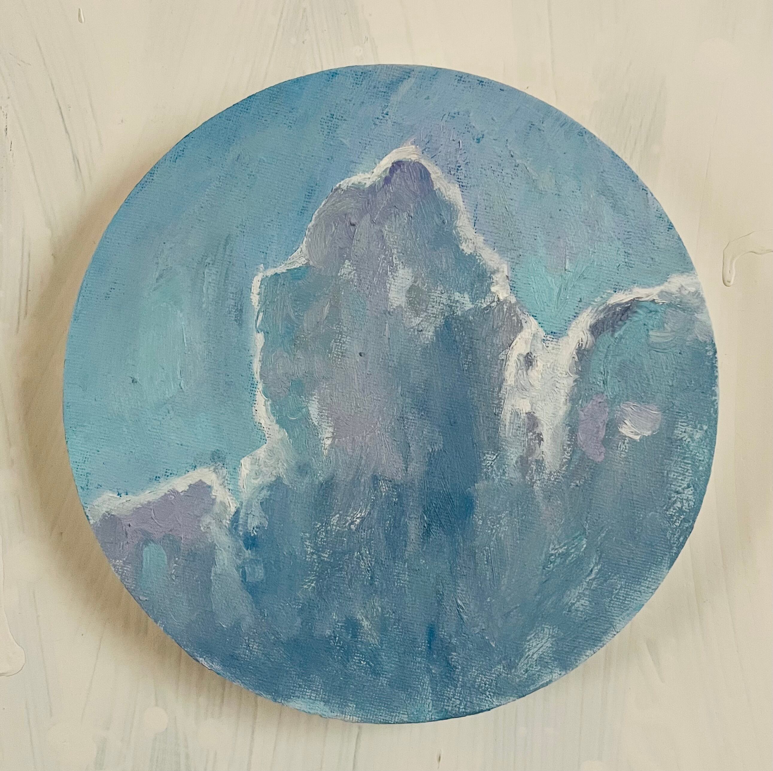 32×41㎝「キスを待つ男」F6・油彩・原画 | かいがのみせあかちゃん