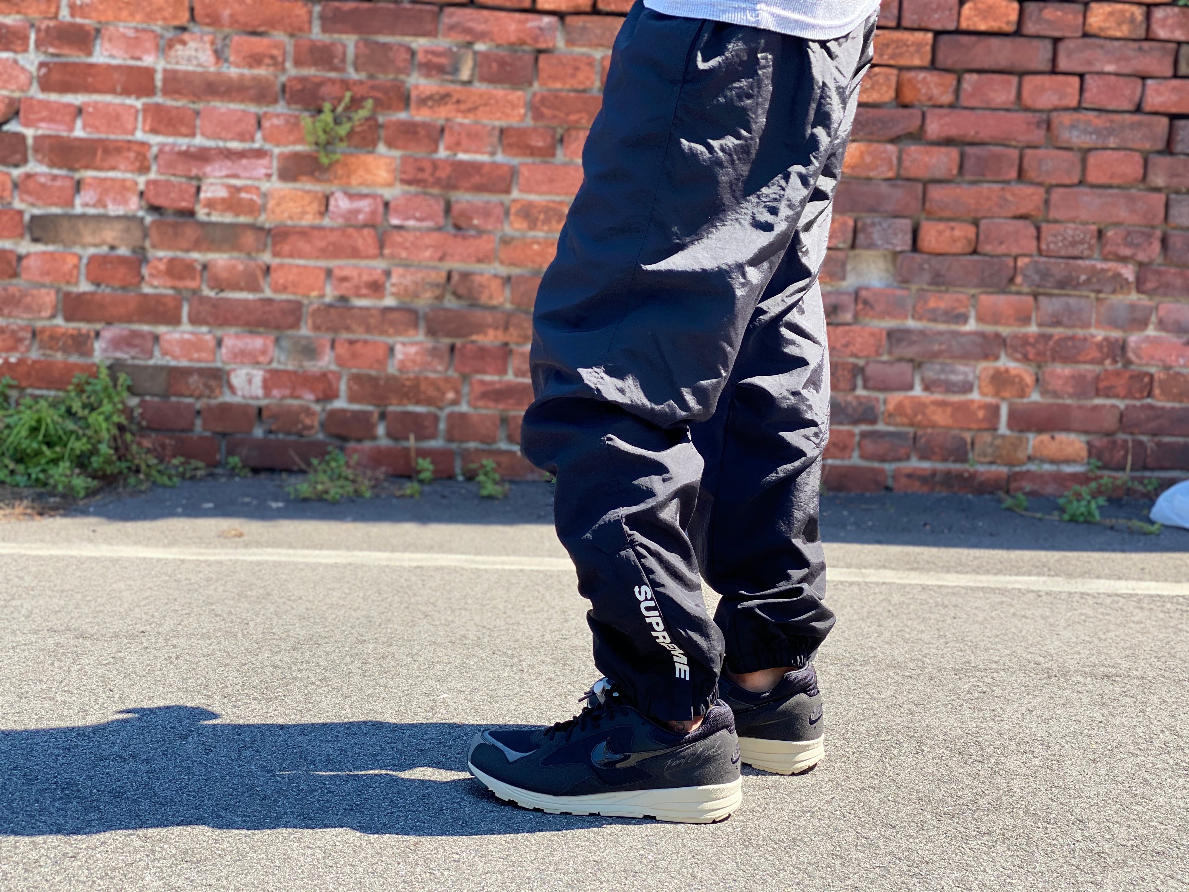 supreme full zip baggy warm up pant Lサイズ - ワークパンツ