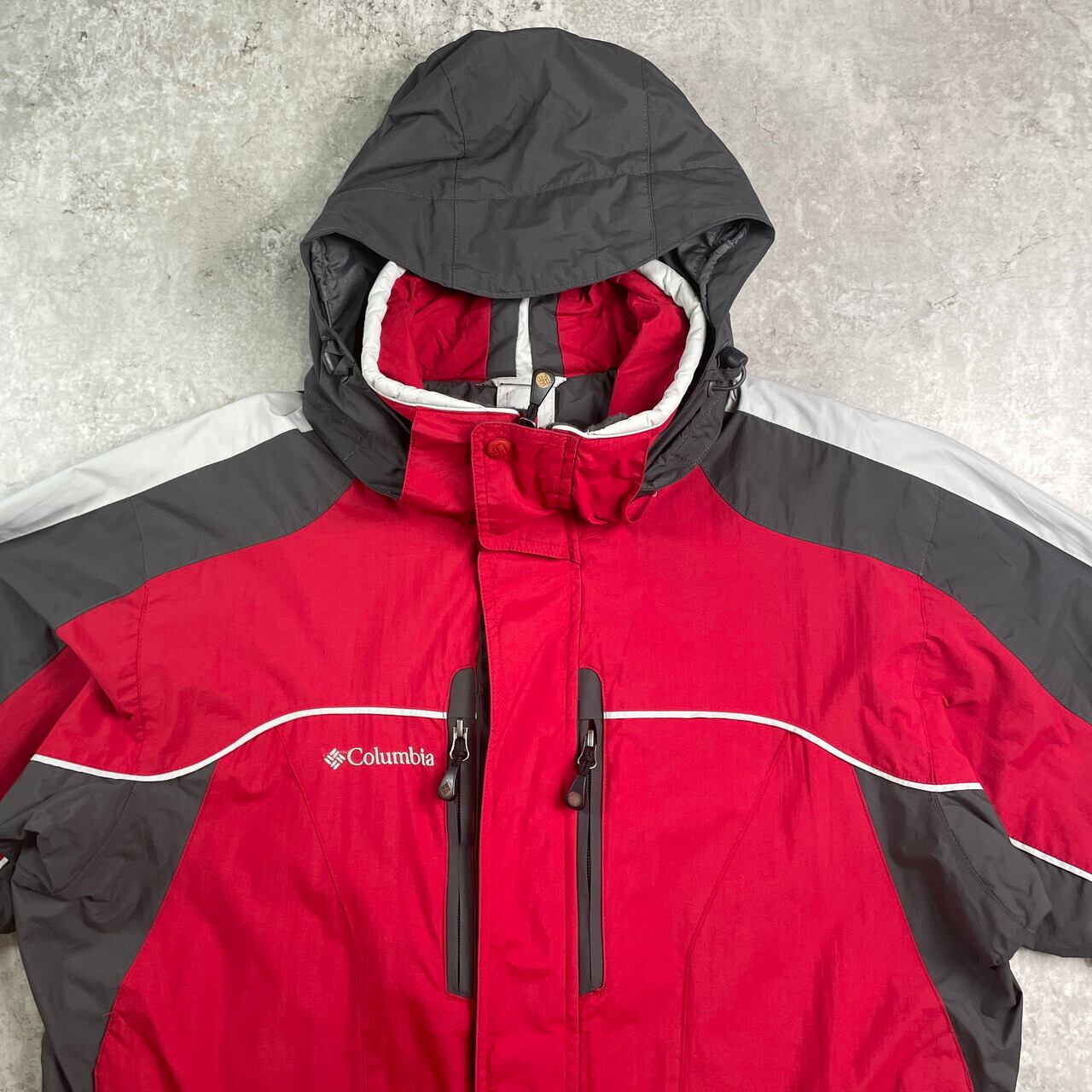 00s Colombia マウンテンパーカーシェルジャケット古着ドローコードXL 00s Colombia マウンテンパーカーシェルジャケット古着ドローコードXL